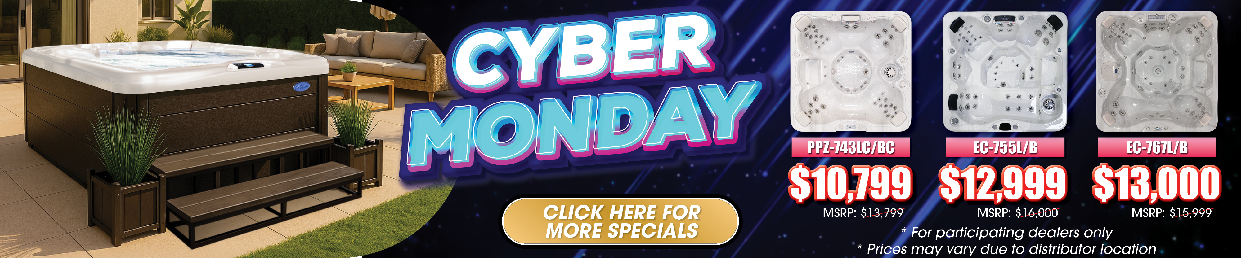 Calspas hot tub being used in a family setting - Menifee